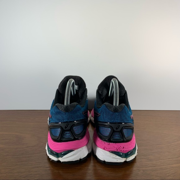 Asics - Gel Nimbus Athletic Shoes Blue Pink - Women’s 6.5 - Picture 4 of 8